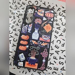 Caseify Black and Multicolor Phone Case